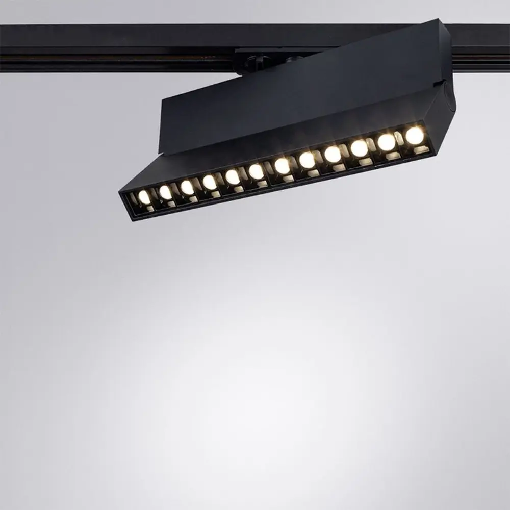 Фото 3 Трековый светильник линейный светодиодный Arte lamp Ar_a4573pl-1bk 12 Вт однофазный теплый белый (желтый) свет цвет черный Фото 3 Трековый светильник линейный светодиодный Arte lamp Ar_a4573pl-1bk 12 Вт однофазный теплый белый (желтый) свет цвет черный