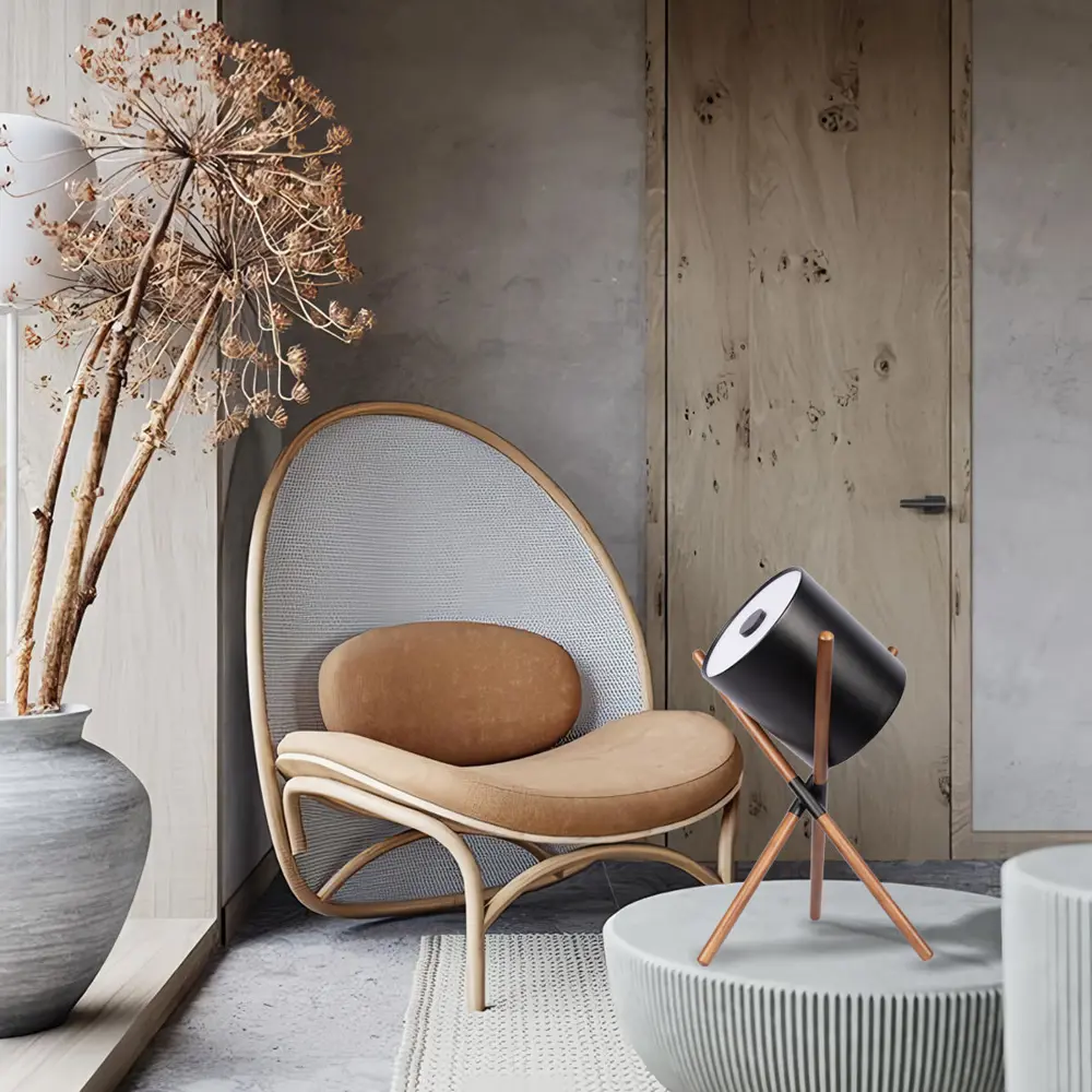 Фото 3 Настольная лампа Loft It Bobbin Lf_10245t_black цвет бежевый Фото 3 Настольная лампа Loft It Bobbin Lf_10245t_black цвет бежевый