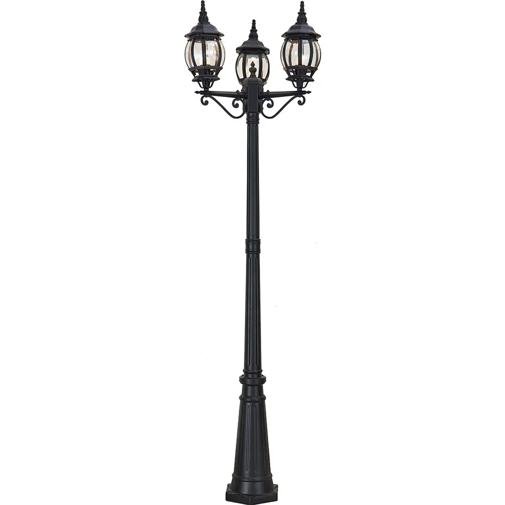 Фото 2 Фонарный столб уличный Feron 8115/pl8115 Fe_11214 100 Вт 212 см IP44 цвет черный Фото 2 Фонарный столб уличный Feron 8115/pl8115 Fe_11214 100 Вт 212 см IP44 цвет черный