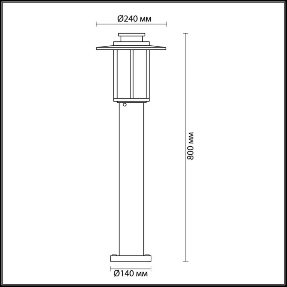 Фото Фонарный столб уличный Odeon Light Nature Od_4047_1f 18 Вт 80 см IP44 цвет коричневый Фото Фонарный столб уличный Odeon Light Nature Od_4047_1f 18 Вт 80 см IP44 цвет коричневый