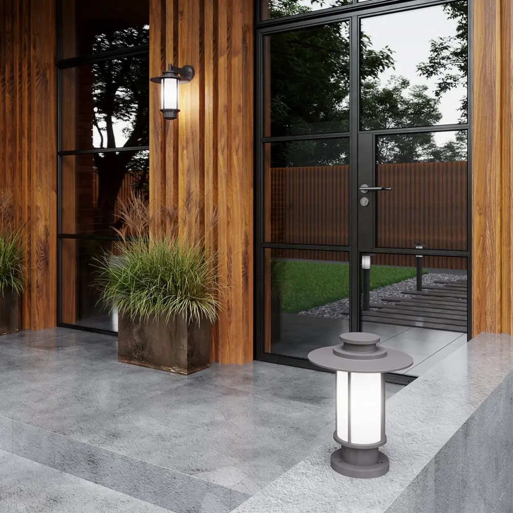 Фото 3 Фонарный столб уличный Odeon Light Nature Od_4047_1f 18 Вт 80 см IP44 цвет коричневый Фото 3 Фонарный столб уличный Odeon Light Nature Od_4047_1f 18 Вт 80 см IP44 цвет коричневый