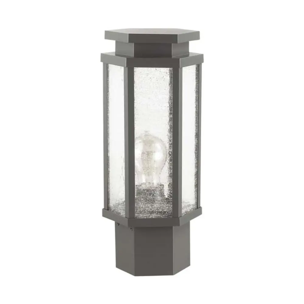 Фото 2 Фонарный столб уличный Odeon Light Nature Od_4048_1b 100 Вт 35 см IP44 цвет серый Фото 2 Фонарный столб уличный Odeon Light Nature Od_4048_1b 100 Вт 35 см IP44 цвет серый