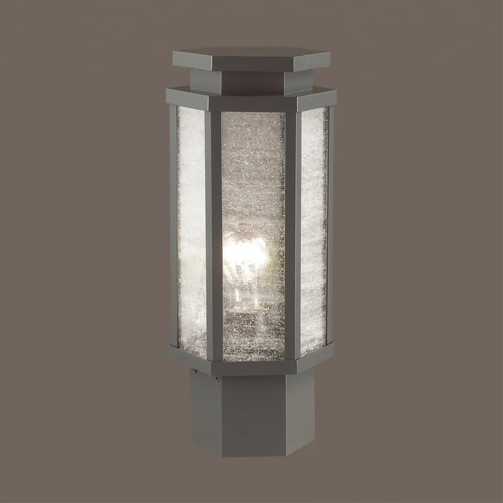 Фото Фонарный столб уличный Odeon Light Nature Od_4048_1b 100 Вт 35 см IP44 цвет серый Фото Фонарный столб уличный Odeon Light Nature Od_4048_1b 100 Вт 35 см IP44 цвет серый