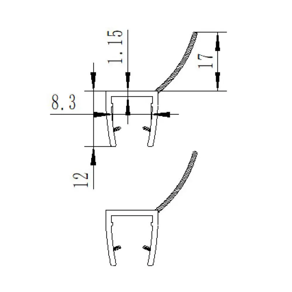 Фото Уплотнительный профиль Service Plus ПВХ для стекла 6-8 мм цвет 1500 мм цвет длина лепестка 20 мм цвет черный матовый Фото Уплотнительный профиль Service Plus ПВХ для стекла 6-8 мм цвет 1500 мм цвет длина лепестка 20 мм цвет черный матовый