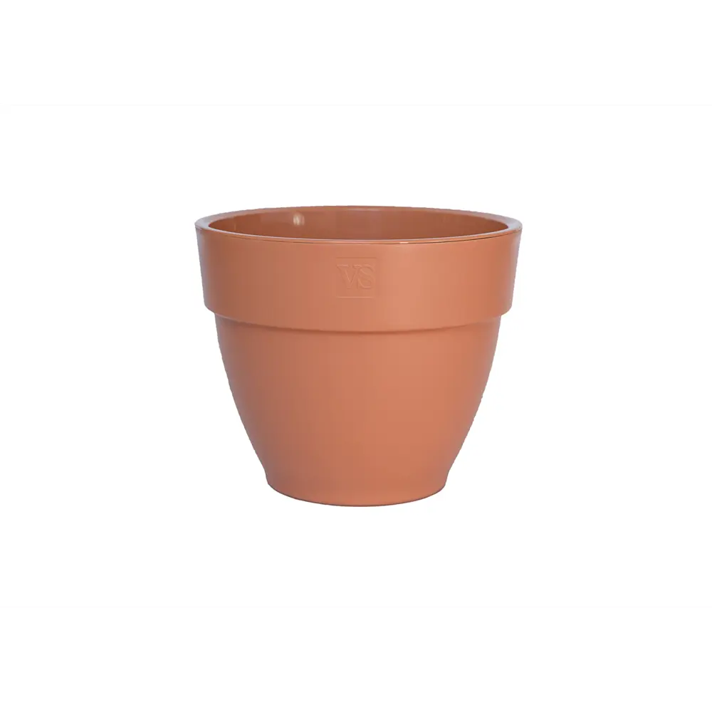 Фото Горшок для растений и цветов Amо Лори 21x21x17.2 см v4 л пластик терракот Фото Горшок для растений и цветов Amо Лори 21x21x17.2 см v4 л пластик терракот