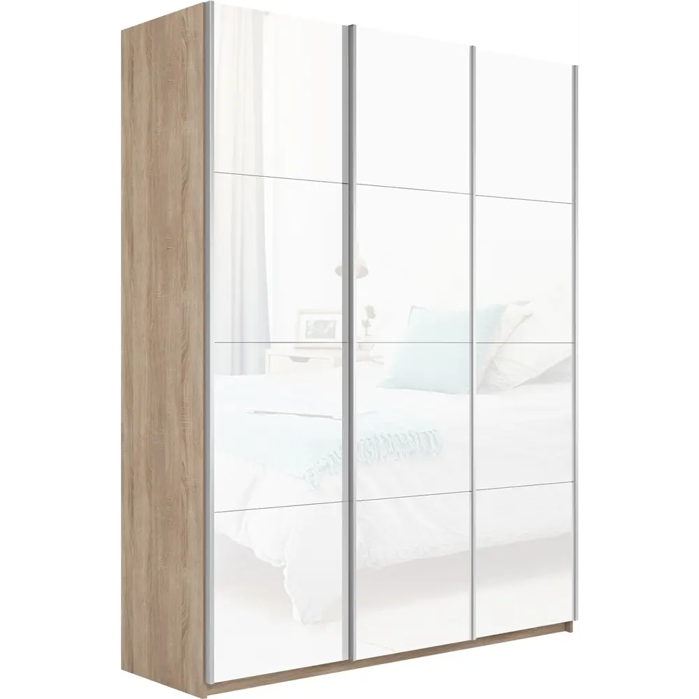 Фото 3 Шкаф-купе Мебельная компания е1 550291 230x180x57 см 10 полок ЛДСП цвет сонома Фото 3 Шкаф-купе Мебельная компания е1 550291 230x180x57 см 10 полок ЛДСП цвет сонома