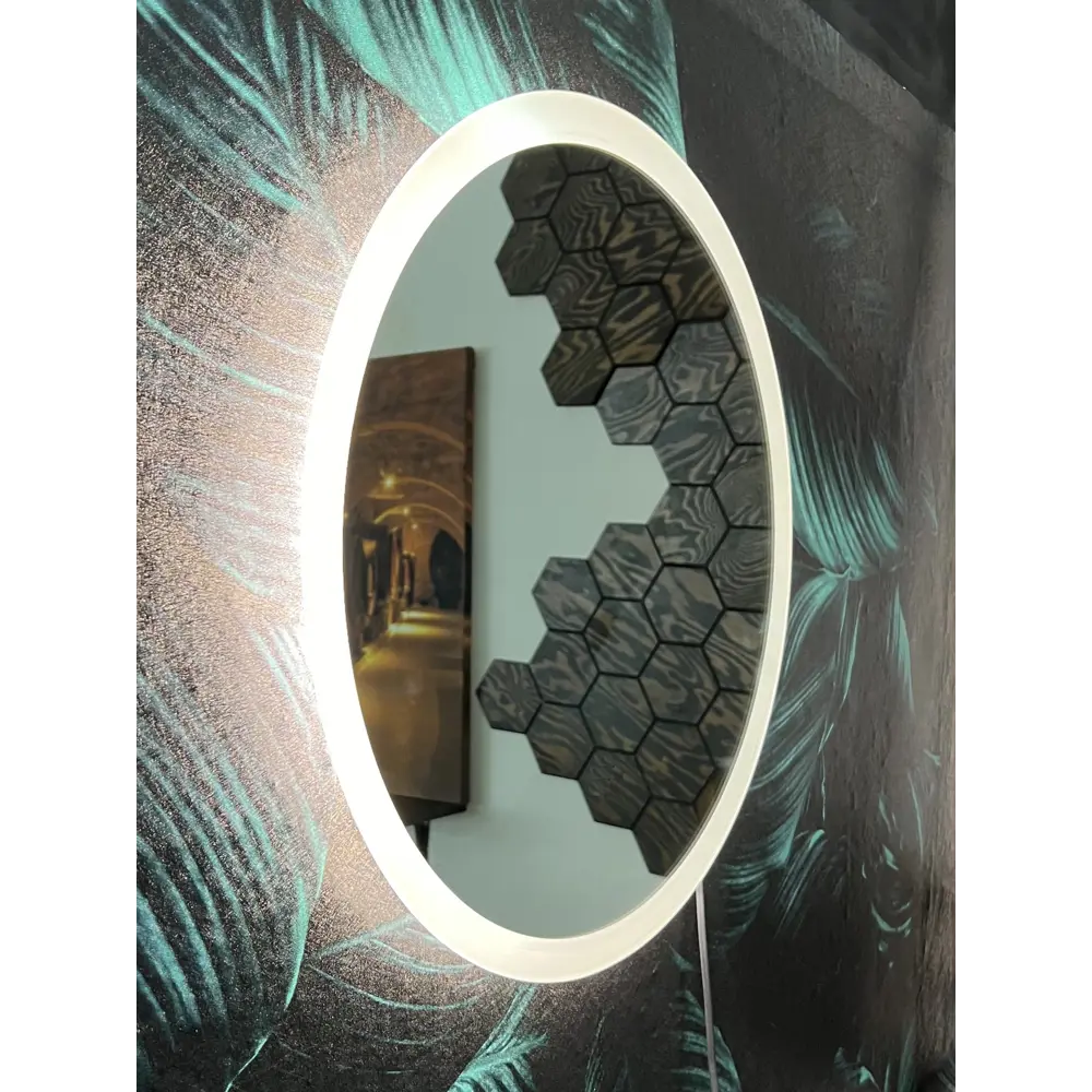 Фото 4 Зеркало для ванной Alfa mirrors диммер Svet-7VzVd-Lite с подсветкой 70x70см функция памяти включение на взмах Фото 4 Зеркало для ванной Alfa mirrors диммер Svet-7VzVd-Lite с подсветкой 70x70см функция памяти включение на взмах