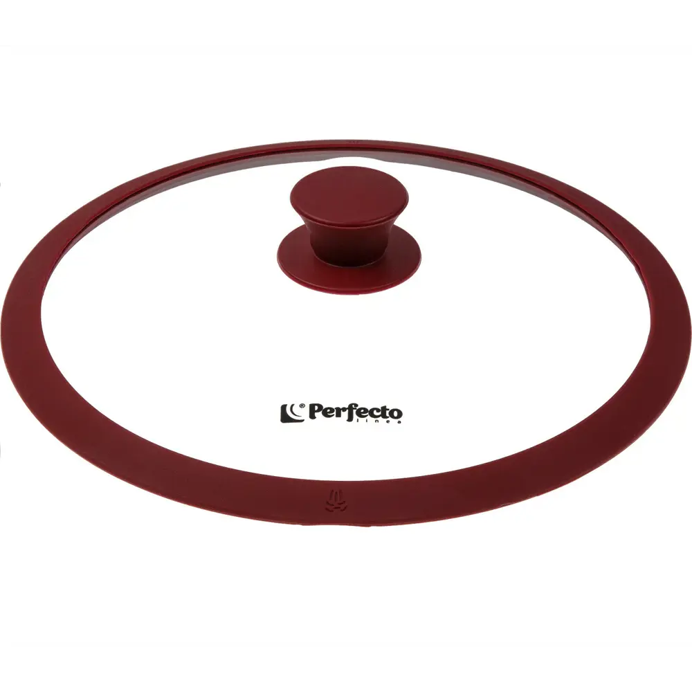 Фото 2 Крышка стеклянная для сковороды 24 см PERFECTO LINEA Burgundy (25-024321) Фото 2 Крышка стеклянная для сковороды 24 см PERFECTO LINEA Burgundy (25-024321)