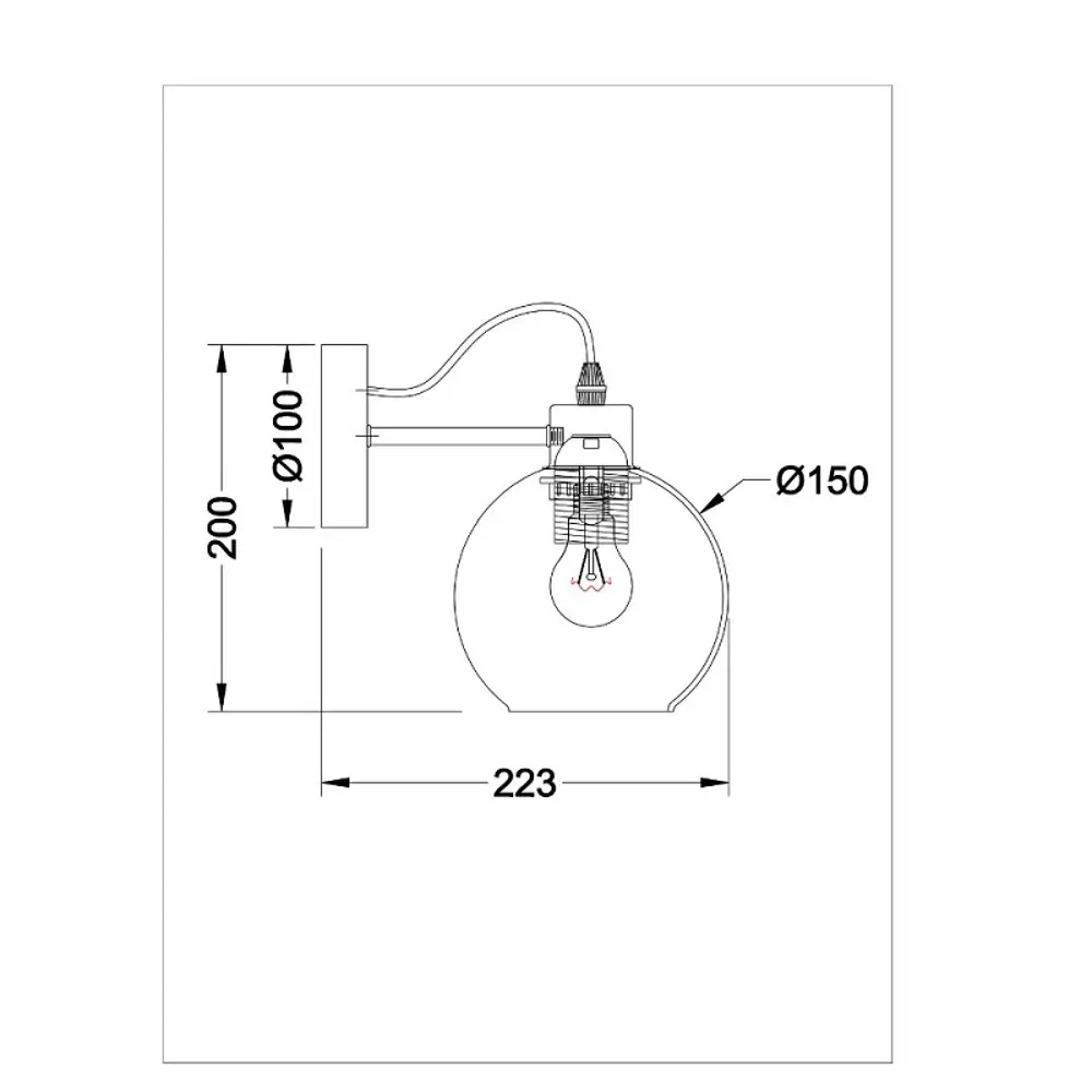 Фото 3 Настенный светильник DE FRAN B-1132 цвет черный, дымчатый Фото 3 Настенный светильник DE FRAN B-1132 цвет черный, дымчатый