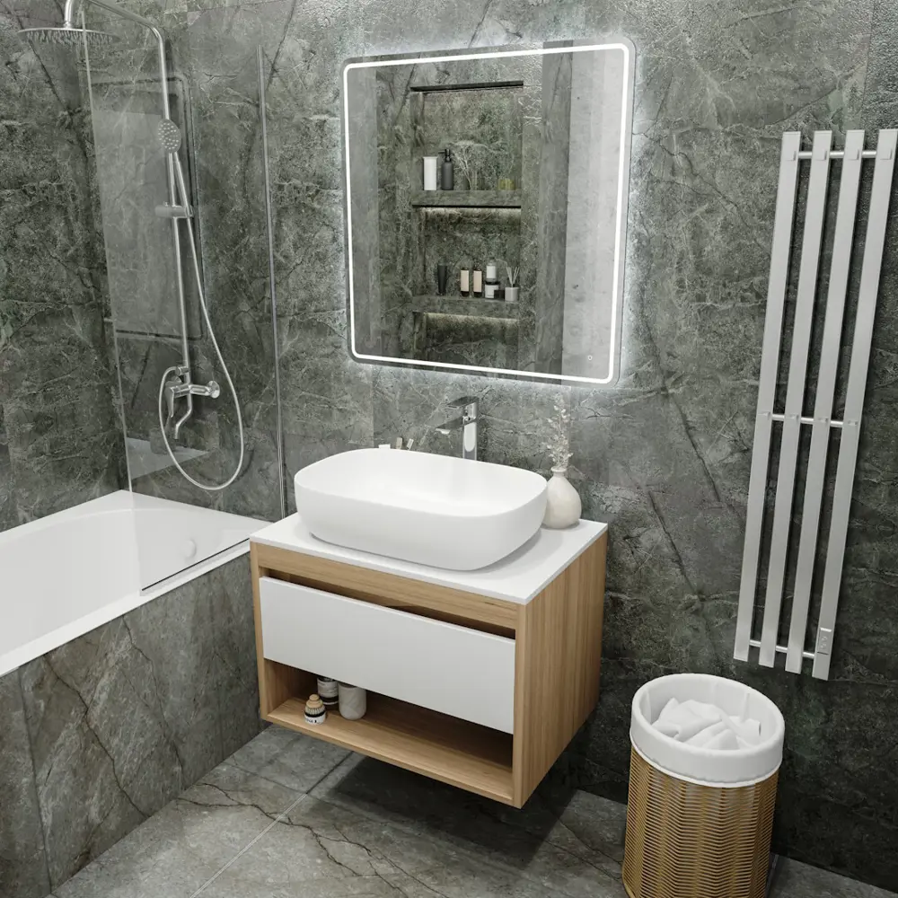 Фото 2 Тумба с раковиной Teymi Ritta F09292 75