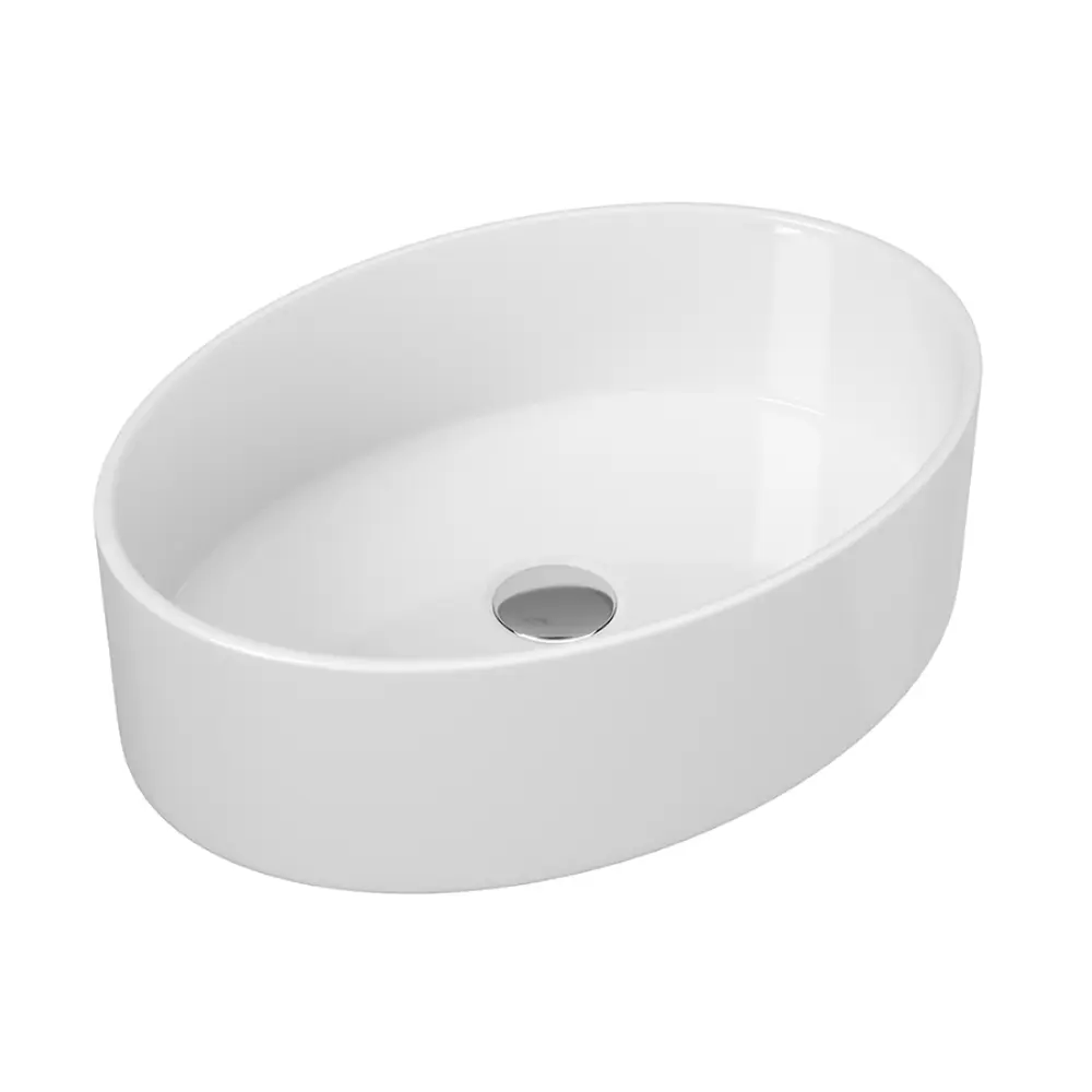 Фото 6 Комплект Teymi 3 в 1: Тумба Helmi 85 серый камень/дуб + раковина Lori 50 накладная + смеситель Helmi Pro высокий черный матовый F03209