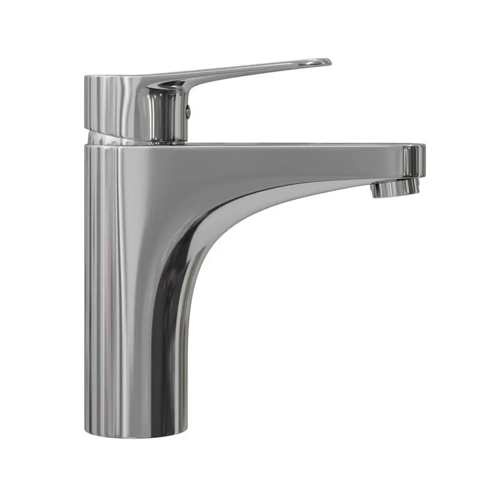 Фото 10 Комплект Teymi 3 в 1: Тумба Helmi 85 серый камень/дуб + раковина Aina 49 накладная с полочкой + смеситель Ritta хром F02979