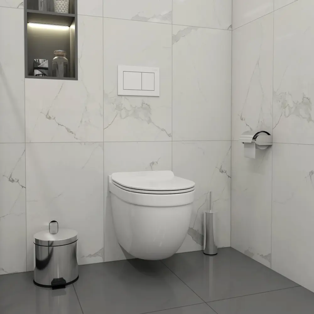 Фото 4 Комплект инсталляция с унитазом Teymi Iva f01250 цвет белый Фото 4 Комплект инсталляция с унитазом Teymi Iva f01250 цвет белый