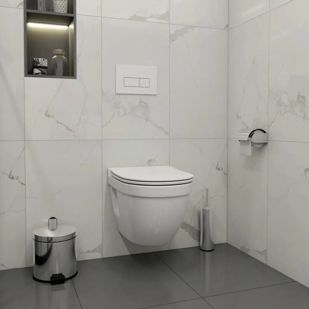 Фото 4 Комплект инсталляция с унитазом Teymi Vitra pro f01353 цвет белый