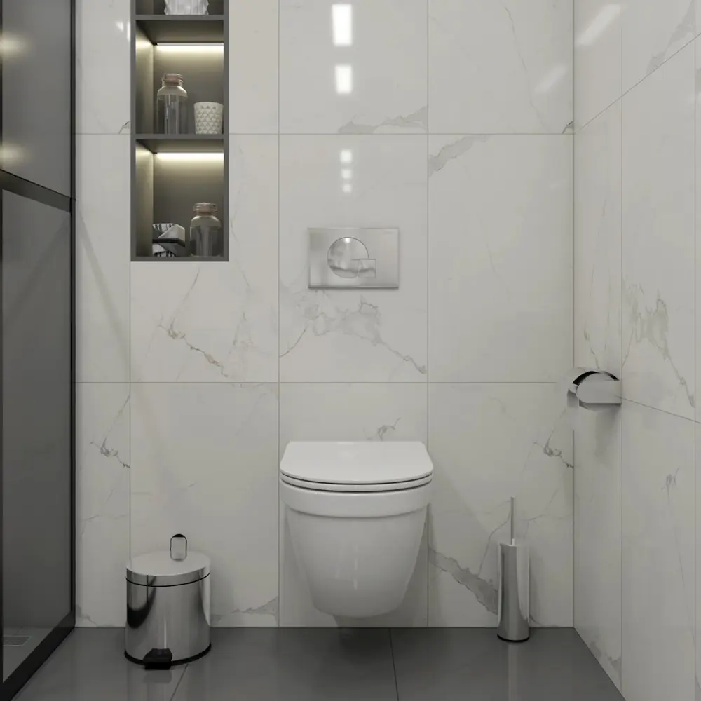 Фото 2 Комплект инсталляция с унитазом Teymi Vitra pro f01357 цвет белый