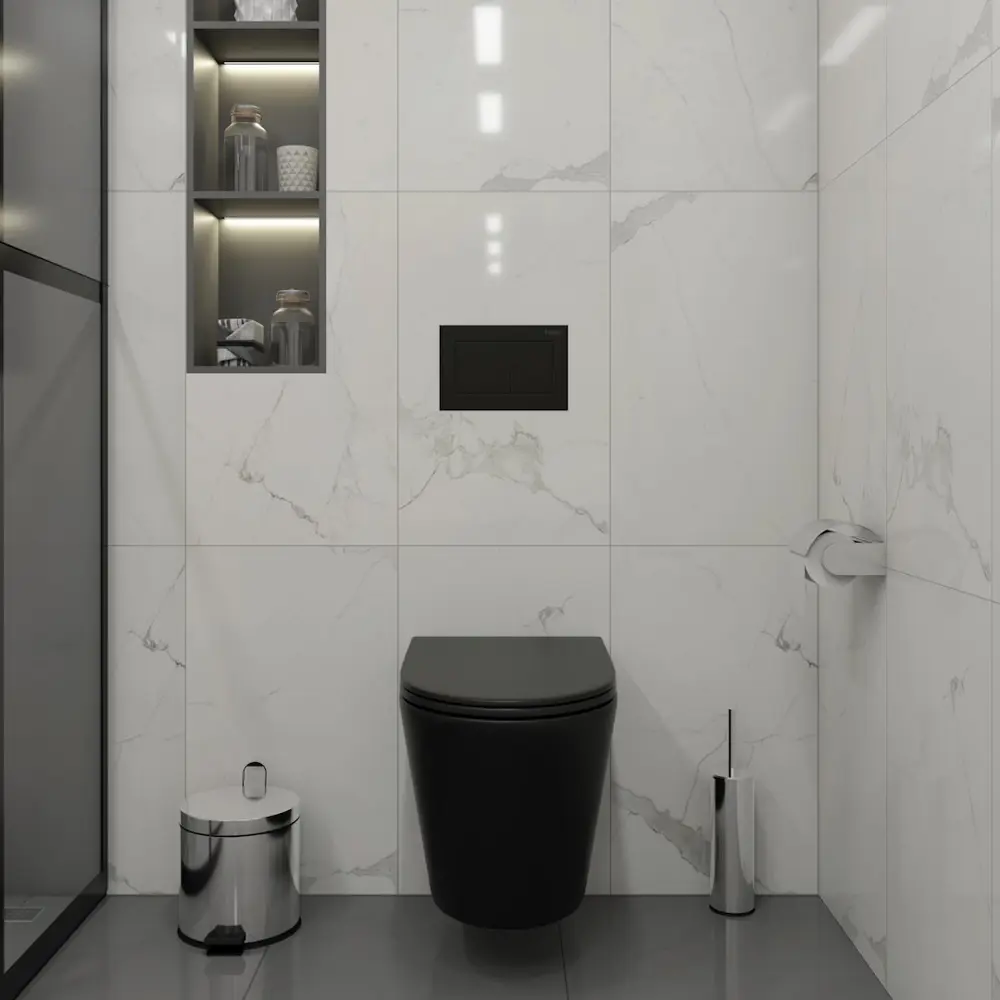 Фото 2 Комплект инсталляция с унитазом Teymi Solli f08914 цвет черный Фото 2 Комплект инсталляция с унитазом Teymi Solli f08914 цвет черный