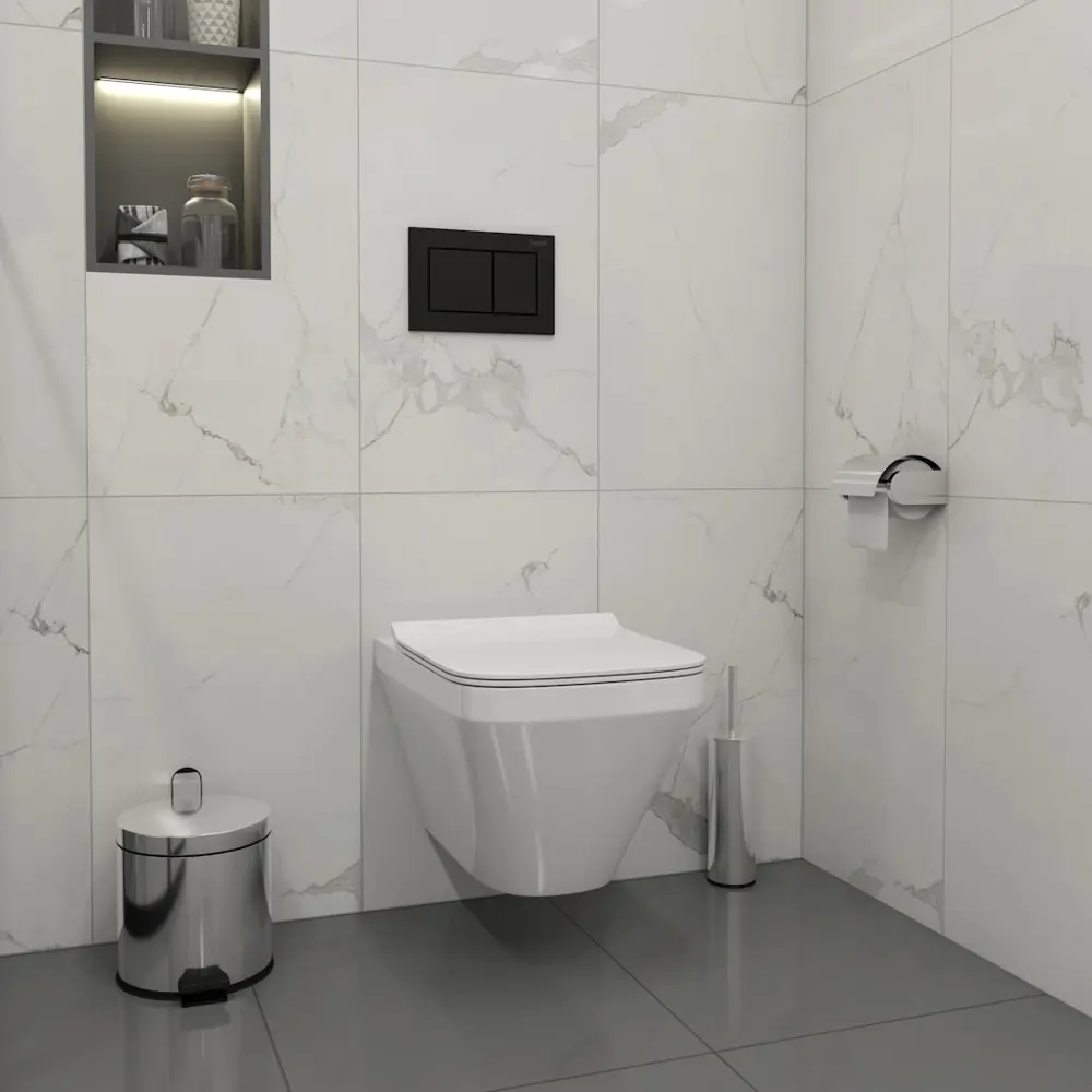 Фото 3 Комплект инсталляция с унитазом Teymi Kati f01305 цвет белый Фото 3 Комплект инсталляция с унитазом Teymi Kati f01305 цвет белый