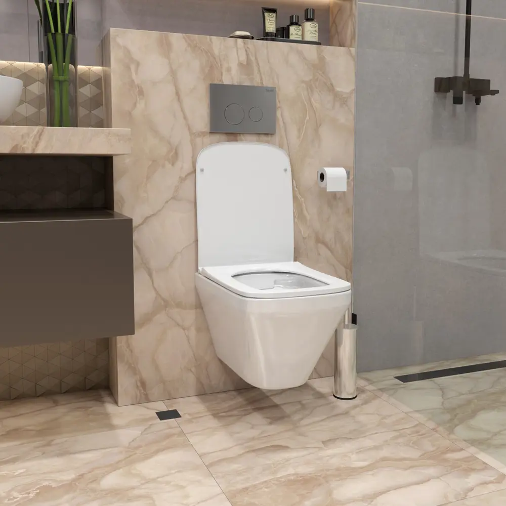 Фото 10 Комплект инсталляция с унитазом Teymi Kati f01305 цвет белый Фото 10 Комплект инсталляция с унитазом Teymi Kati f01305 цвет белый