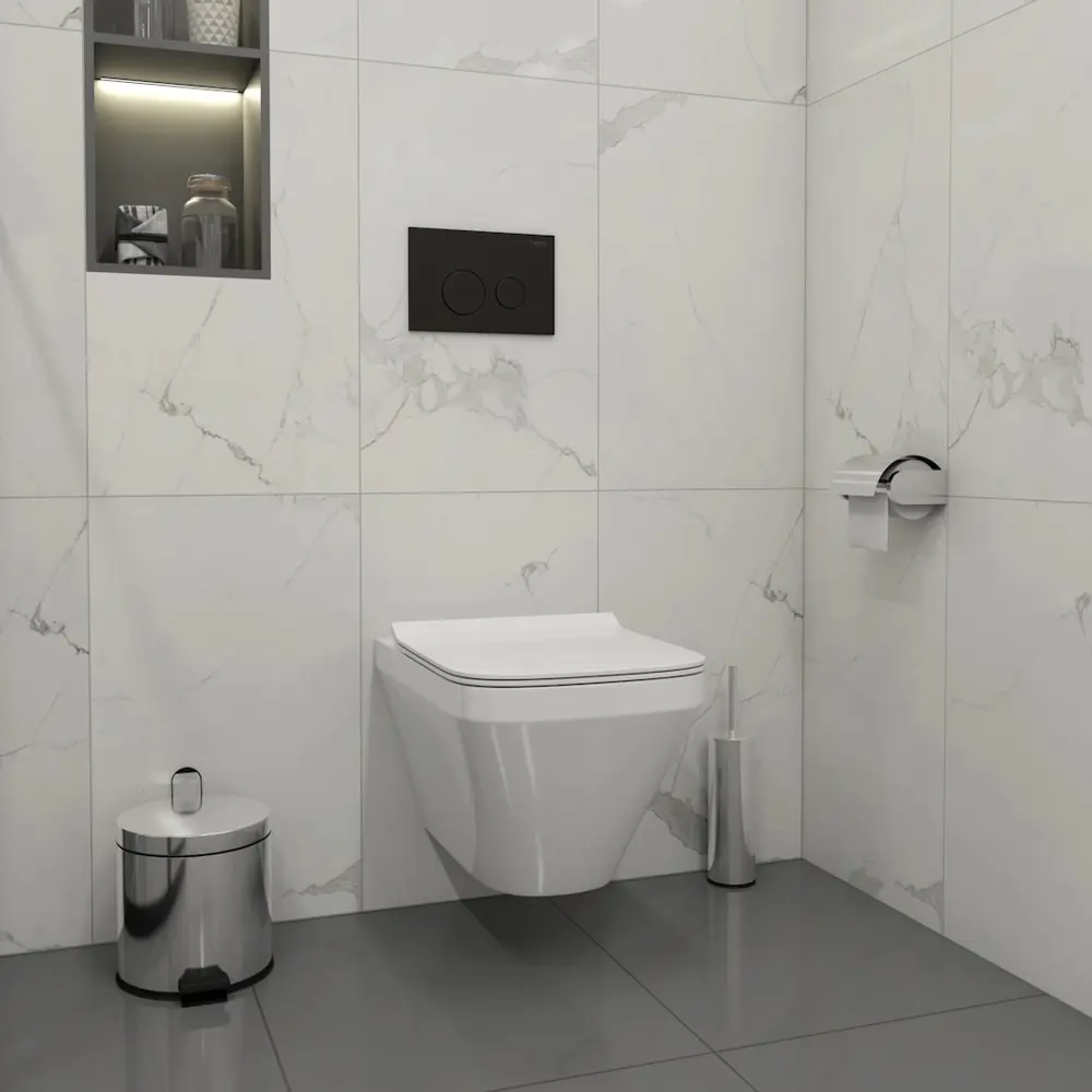 Фото 4 Комплект инсталляция с унитазом Teymi Kati f01303 цвет белый Фото 4 Комплект инсталляция с унитазом Teymi Kati f01303 цвет белый