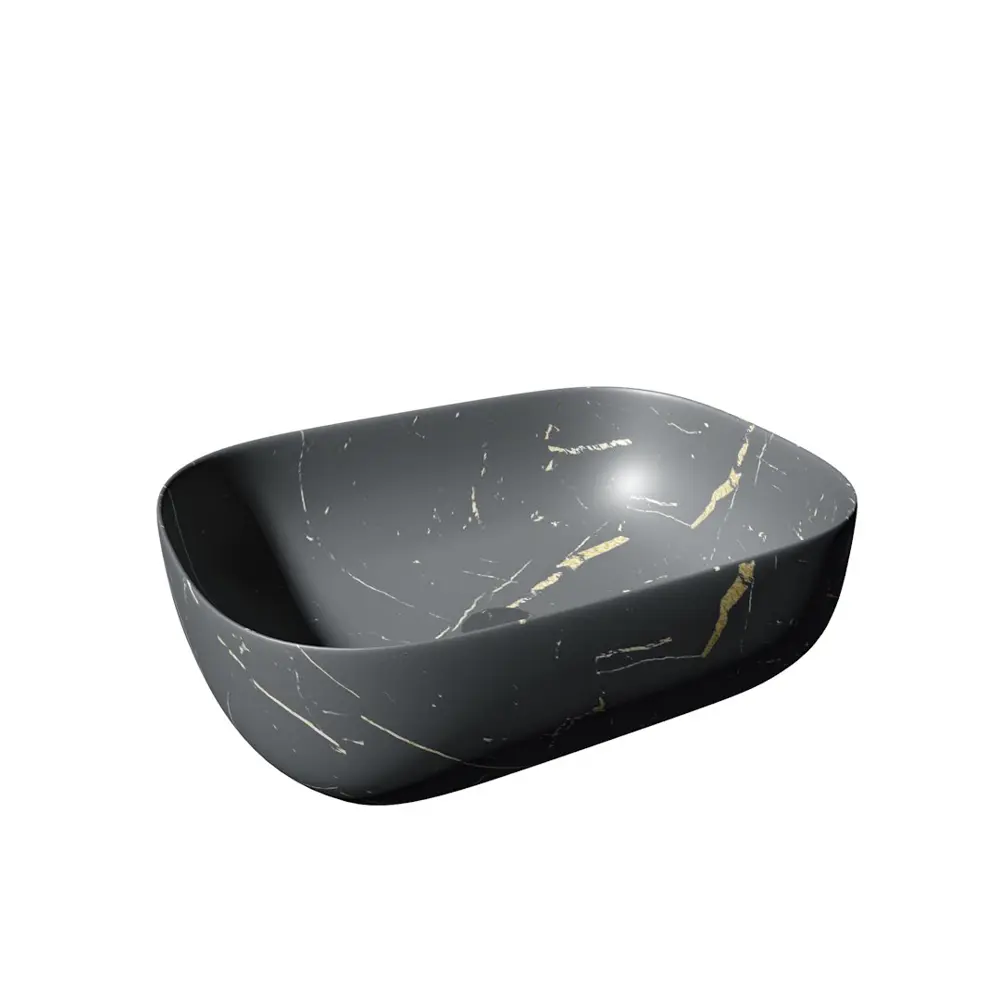 Фото 4 Раковина для ванной накладная Teymi Solli 60 графит мрамор в комплекте смеситель высокий черный матовый F12840 Фото 4 Раковина для ванной накладная Teymi Solli 60 графит мрамор в комплекте смеситель высокий черный матовый F12840