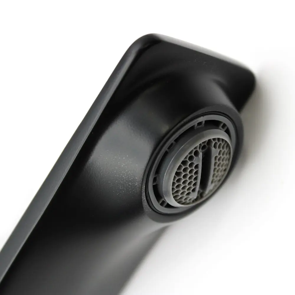 Фото 13 Раковина для ванной накладная Teymi Solli 50 графит мрамор в комплекте смеситель высокий черный матовый F12910