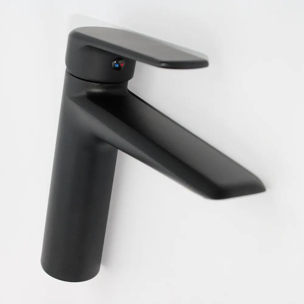 Фото 13 Раковина для ванной накладная Teymi Helmi S 48 белый мрамор в комплекте смеситель черный матовый F12776