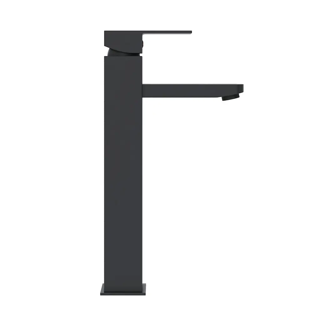 Фото 10 Раковина для ванной накладная Teymi Helmi 50 черный мрамор в комплекте смеситель высокий черный матовый F12827