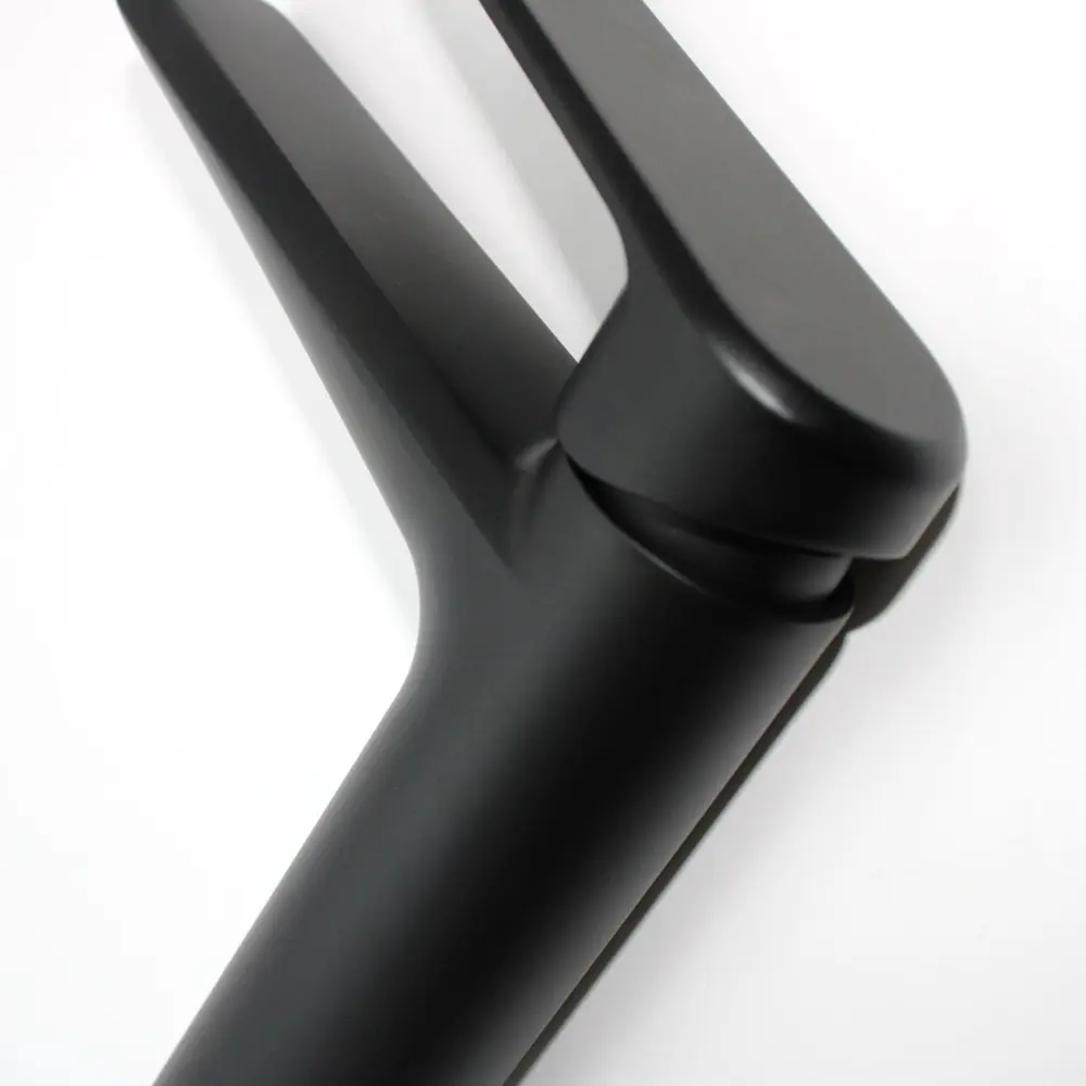 Фото 11 Комплект Teymi раковина F07762 Solli 40 с полочкой, смеситель Kati, черный матовый, выпуск Teymi без перелива хром F07762