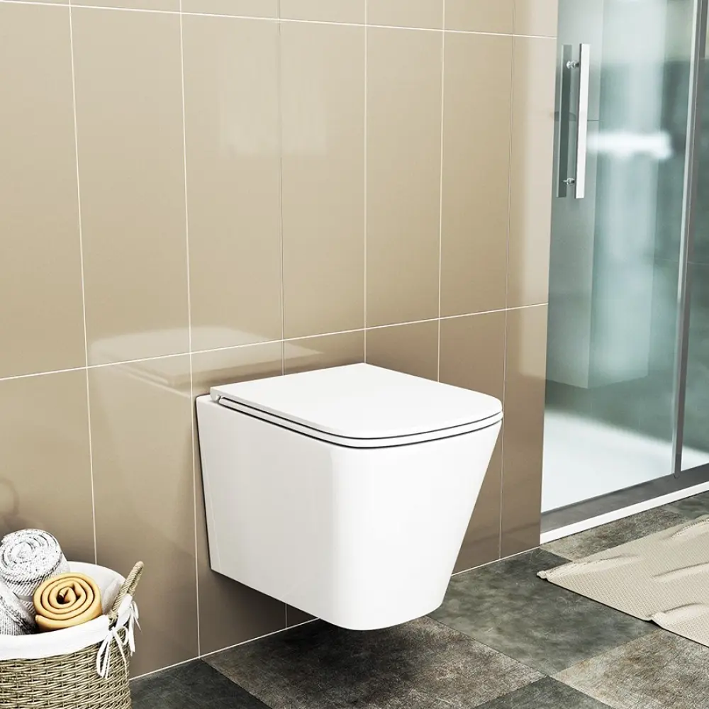 Фото 9 Комплект Teymi Инсталляция Aina 50 клавиша смыва черная унитаз Helmi S F00544