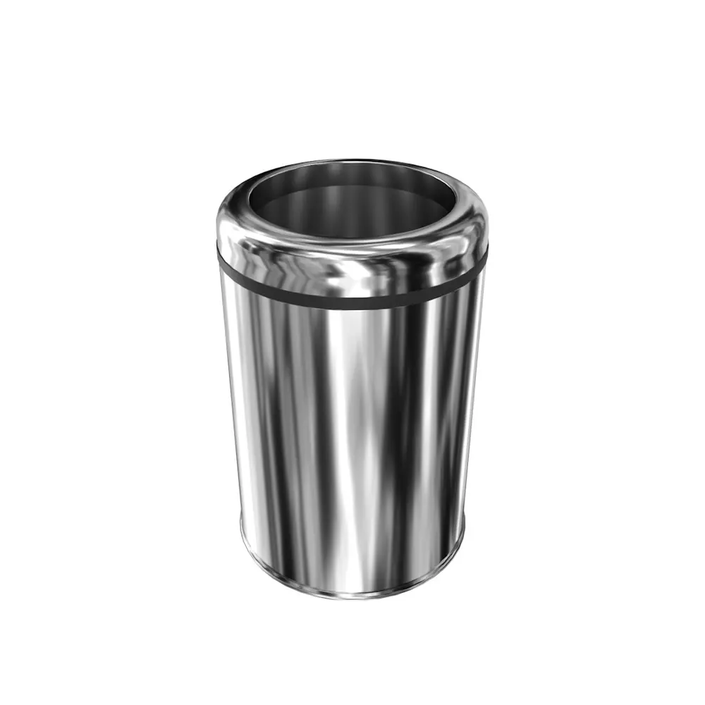 Фото 9 Мусорное ведро Teymi T90242 16 хром цвет хром Фото 9 Мусорное ведро Teymi T90242 16 хром цвет хром