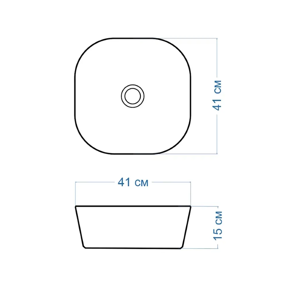 Фото 11 Комплект раковина Solli 41 и смеситель Solli Black высокий черный матовый F00302