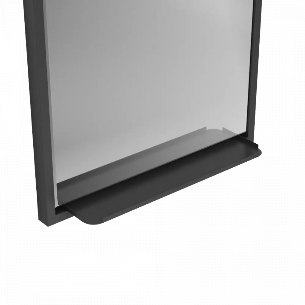 Фото 4 Зеркало Teymi Helmi Loft ЗЛП02 50х90 Black Edition черная стальная рама полка Фото 4 Зеркало Teymi Helmi Loft ЗЛП02 50х90 Black Edition черная стальная рама полка