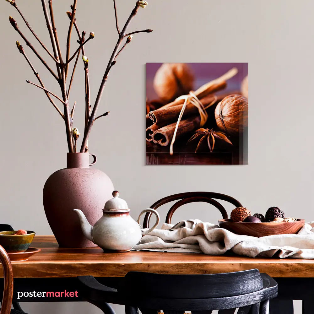Фото 6 Картина без рамки Postermarket Корица 30x30 см Фото 6 Картина без рамки Postermarket Корица 30x30 см