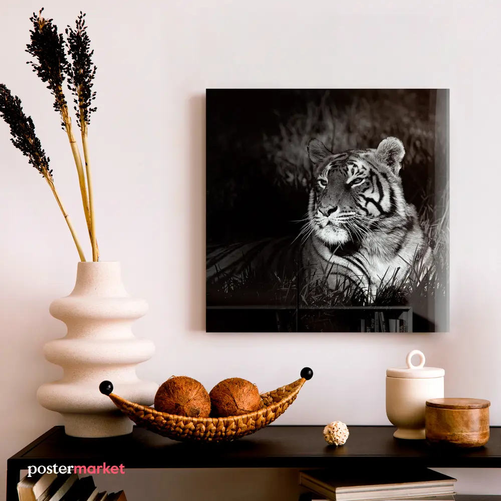 Фото 3 Картина без рамки Postermarket Тигр 30x30 см Фото 3 Картина без рамки Postermarket Тигр 30x30 см