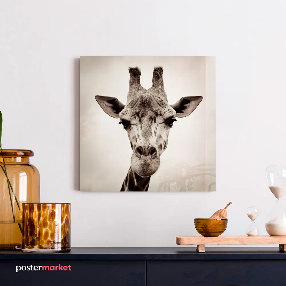 Фото 6 Картина без рамки Postermarket Жираф 30x30 см Фото 6 Картина без рамки Postermarket Жираф 30x30 см