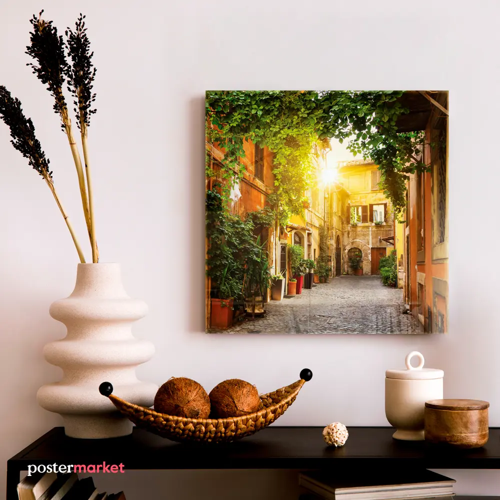 Фото 3 Картина без рамки Postermarket Старый дворик 30x30 см Фото 3 Картина без рамки Postermarket Старый дворик 30x30 см