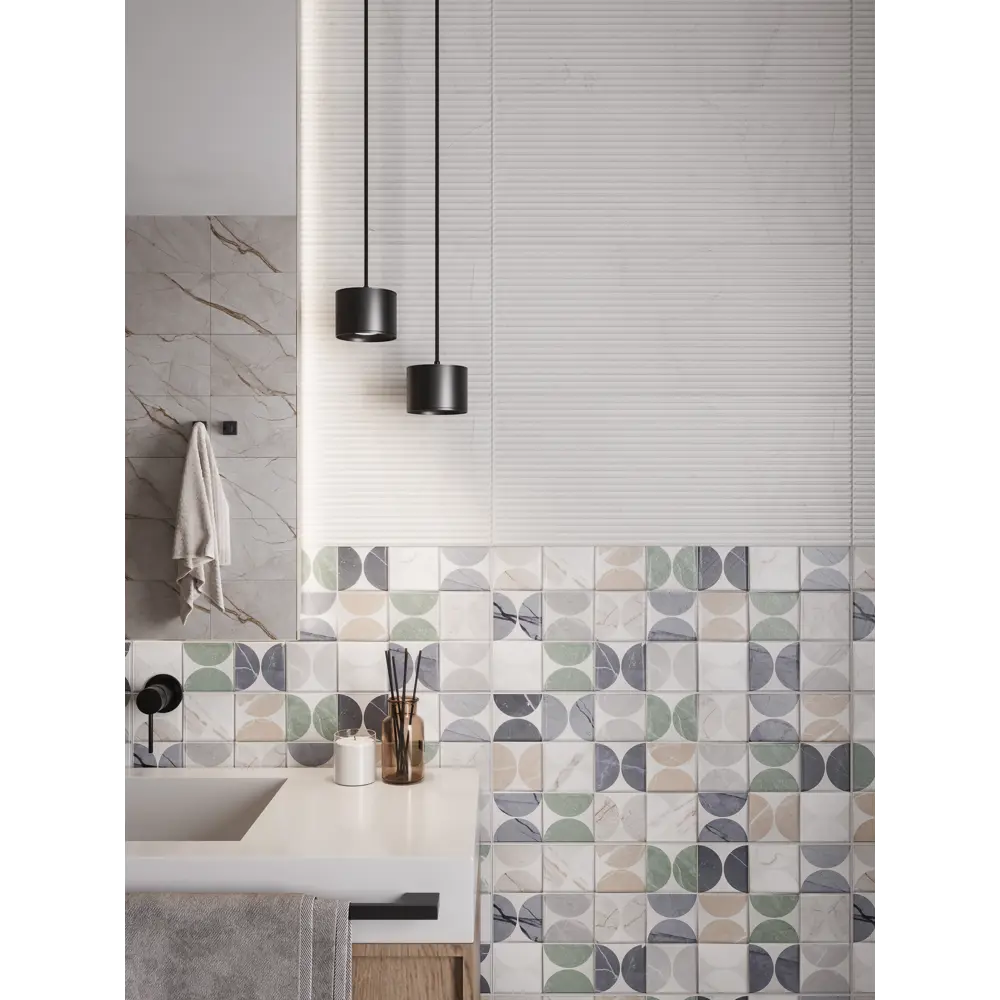 Фото 6 Настенная плитка Cracia Ceramica Time 02 25x60 см 1.2 м² цвет разноцветный Фото 6 Настенная плитка Cracia Ceramica Time 02 25x60 см 1.2 м² цвет разноцветный