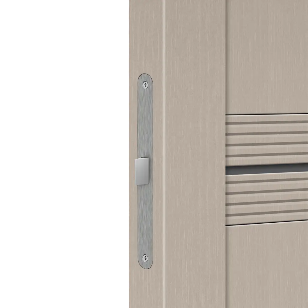 Фото 4 Дверь межкомнатная со стеклом Онда Г 60x200 см Hardflex цвет ясень с замком и петлями Фото 4 Дверь межкомнатная со стеклом Онда Г 60x200 см Hardflex цвет ясень с замком и петлями