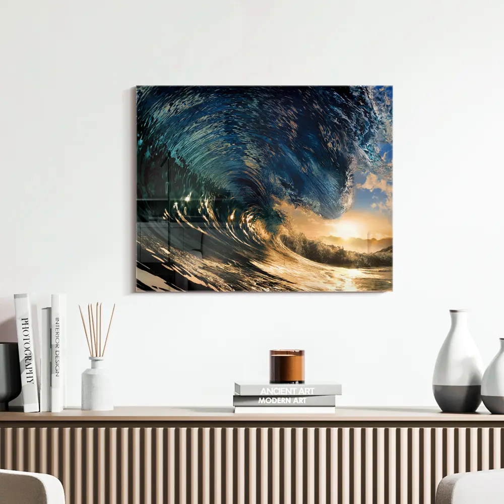 Фото 3 Картина без рамки Postermarket Волна 40x50 см Фото 3 Картина без рамки Postermarket Волна 40x50 см