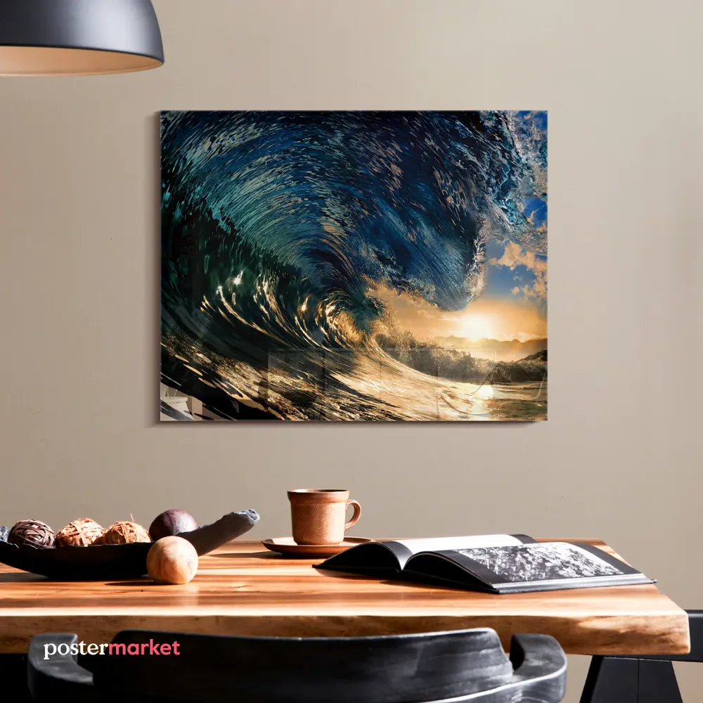 Фото 5 Картина без рамки Postermarket Волна 40x50 см Фото 5 Картина без рамки Postermarket Волна 40x50 см