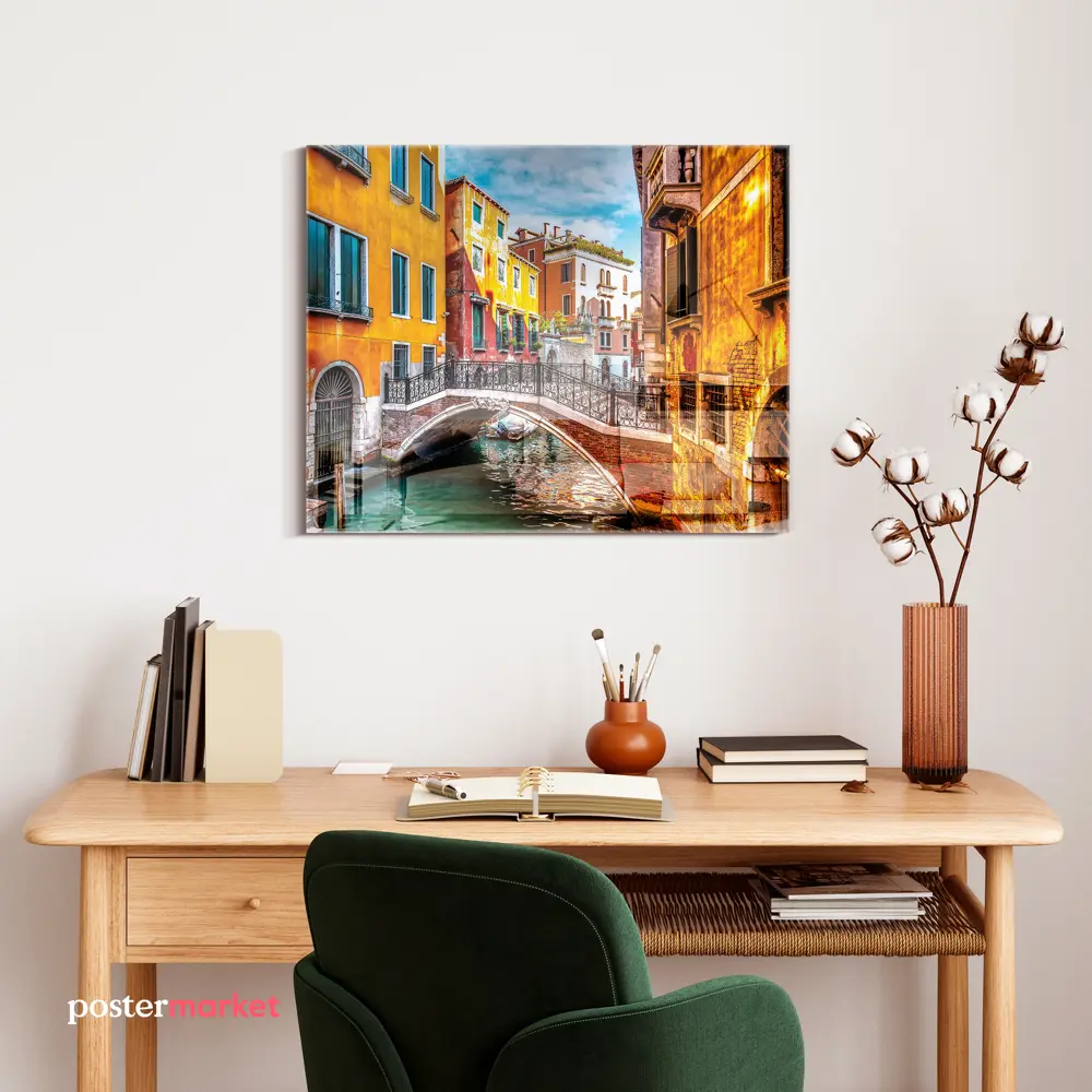 Фото 5 Картина без рамки Postermarket Мост через канал 40x50 см Фото 5 Картина без рамки Postermarket Мост через канал 40x50 см