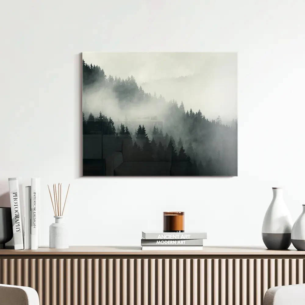 Фото 4 Картина без рамки Postermarket Туманные горы 66x50 см Фото 4 Картина без рамки Postermarket Туманные горы 66x50 см