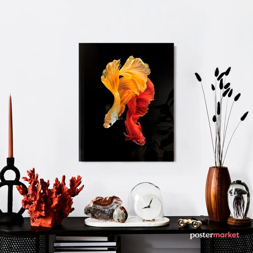 Фото 3 Картина без обрамления Postermarket "Бойцовые рыбки" 40x50 см Фото 3 Картина без обрамления Postermarket "Бойцовые рыбки" 40x50 см