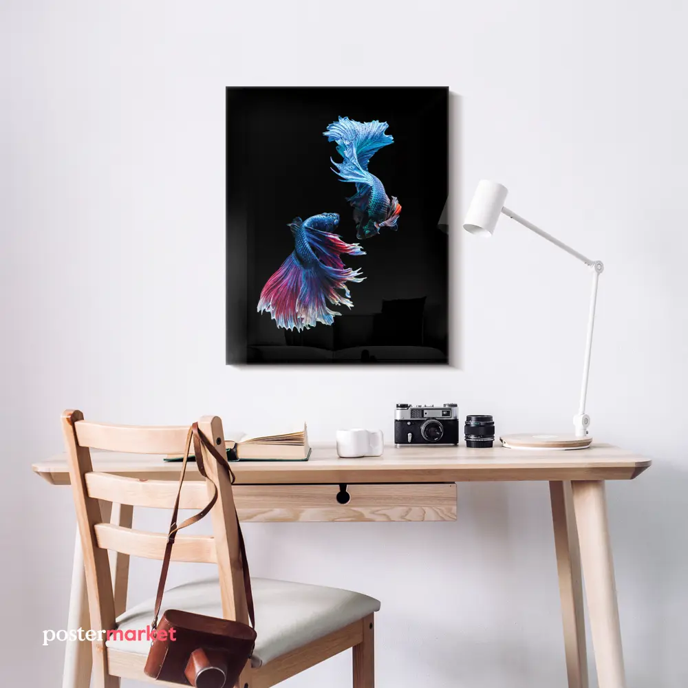Фото 5 Картина без рамки Postermarket Бойцовые рыбки 50x40 см Фото 5 Картина без рамки Postermarket Бойцовые рыбки 50x40 см