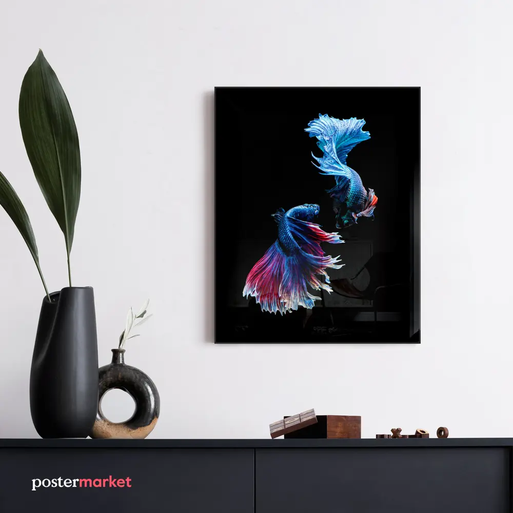 Фото 6 Картина без рамки Postermarket Бойцовые рыбки 50x40 см Фото 6 Картина без рамки Postermarket Бойцовые рыбки 50x40 см