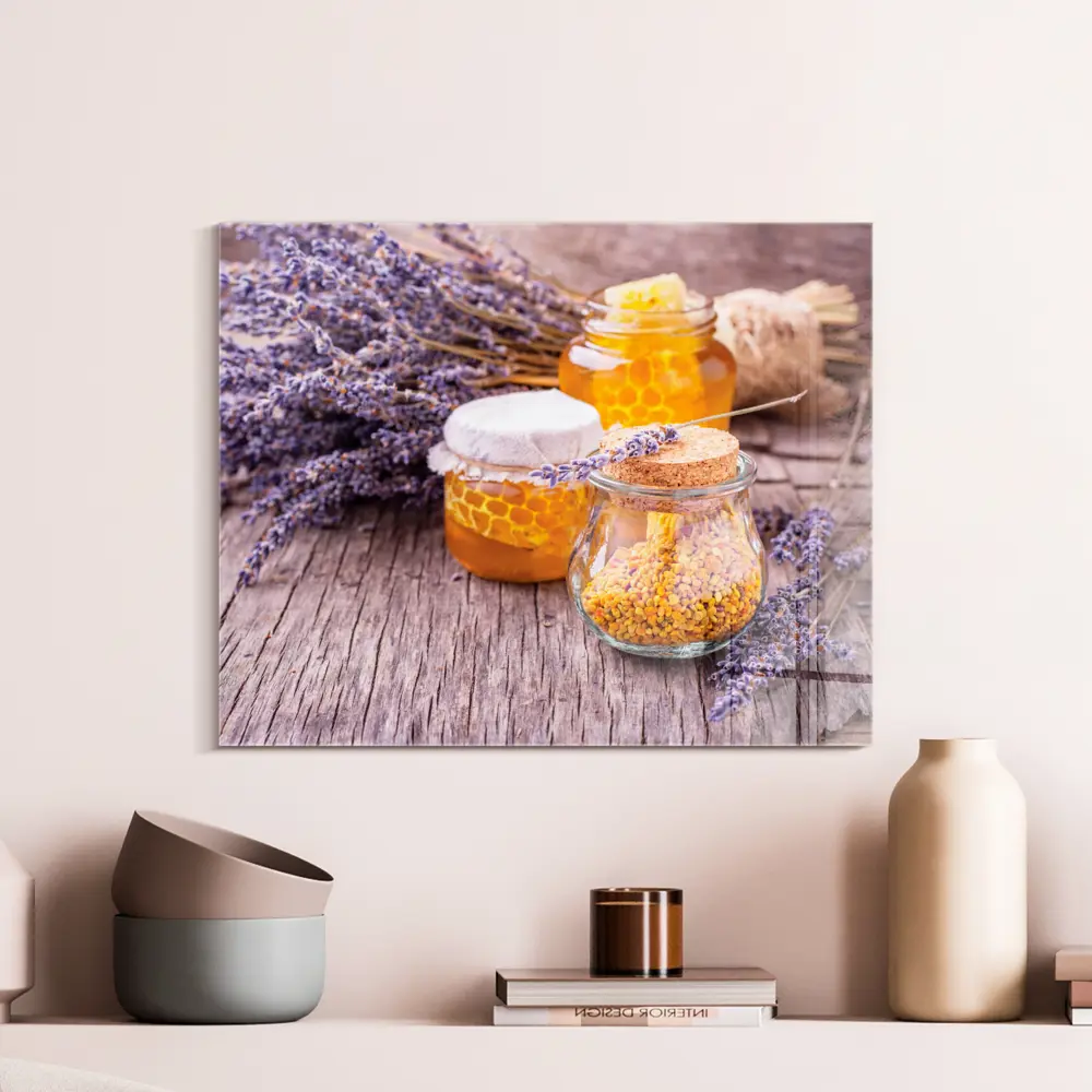 Фото Картина без рамки Postermarket Лаванда и мед 40x50 см Фото Картина без рамки Postermarket Лаванда и мед 40x50 см