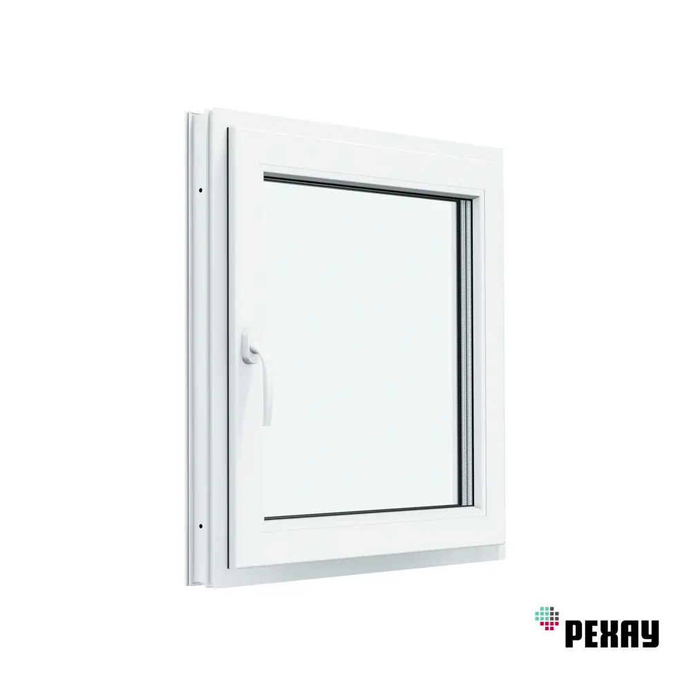 Фото 2 Пластиковое окно ПВХ Rehau Blitz одностворчатое поворотное 600x500мм двухкамерный стеклопакет цвет белый Фото 2 Пластиковое окно ПВХ Rehau Blitz одностворчатое поворотное 600x500мм двухкамерный стеклопакет цвет белый