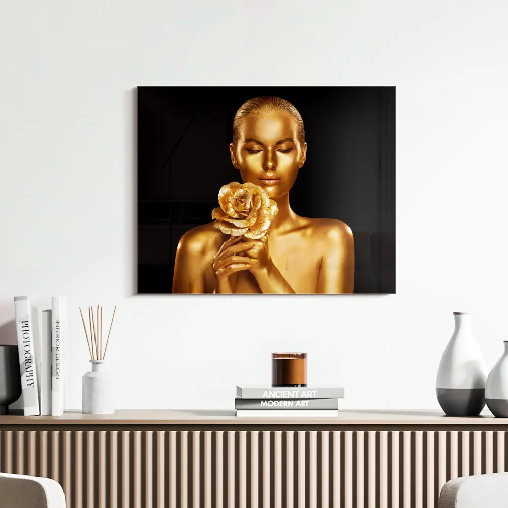 Фото 3 Картина без обрамления Postermarket "Девушка в золоте" 40x50 см Фото 3 Картина без обрамления Postermarket "Девушка в золоте" 40x50 см