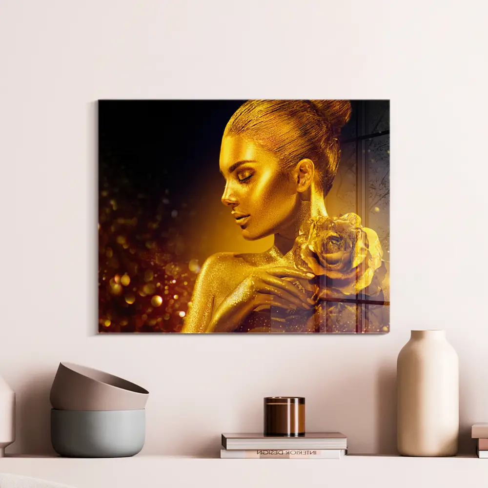 Фото Картина без обрамления Postermarket "Золотая роза" 40x50 см Фото Картина без обрамления Postermarket "Золотая роза" 40x50 см