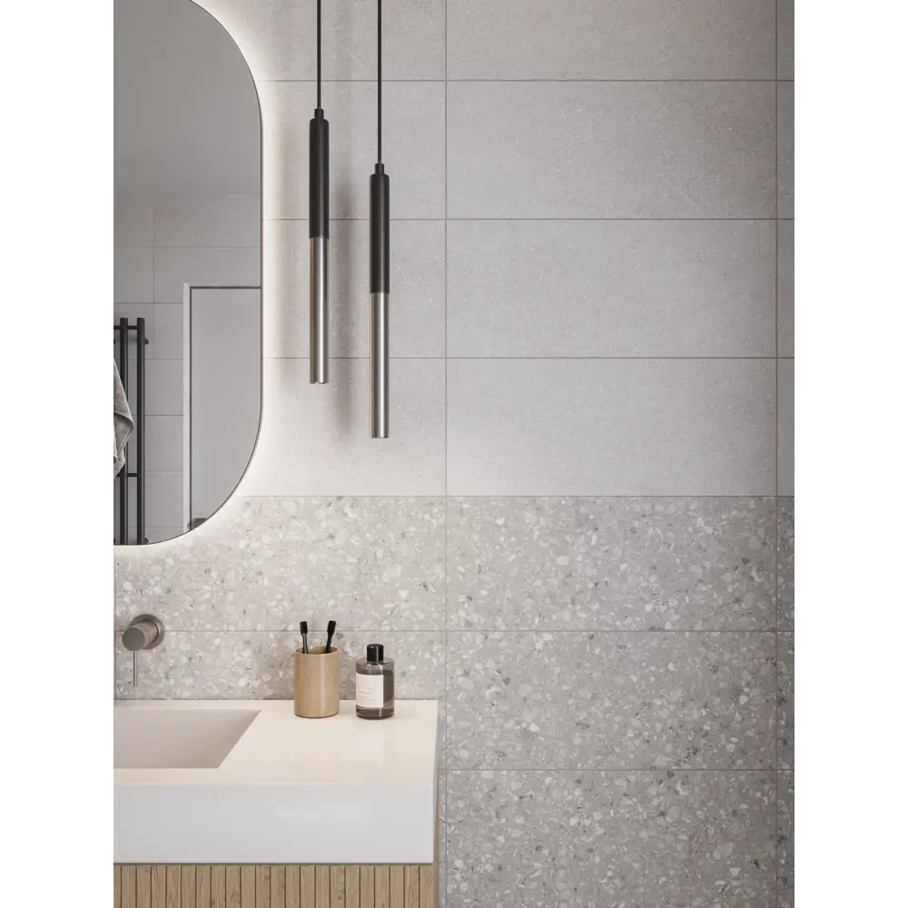 Фото 5 Настенная плитка Cracia Ceramica Bravo 02 25x60 см 1.2 м² цвет серый Фото 5 Настенная плитка Cracia Ceramica Bravo 02 25x60 см 1.2 м² цвет серый